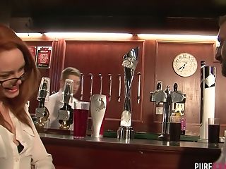 Intercourse Greedy Ella Hughes Wants To Have Some Ultra-kinky Joy At The Pub After Work